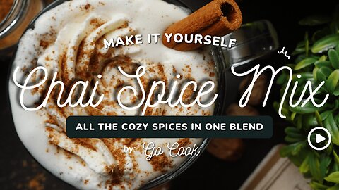 Homemade Chai Spice Mix🌿🍂 | Warm, Aromatic Blend for Cozy Drinks & Desserts!