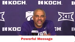 Kansas State Coach Powerful Faith Message