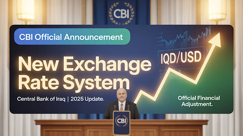 New Exchange Rate System Announced by Central Bank of Iraq (CBI) Official Update💥Iraqi Dinar News!