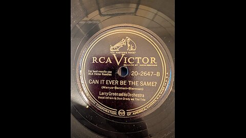 RCA Victor 20-2647B Can I Ever Be The Same