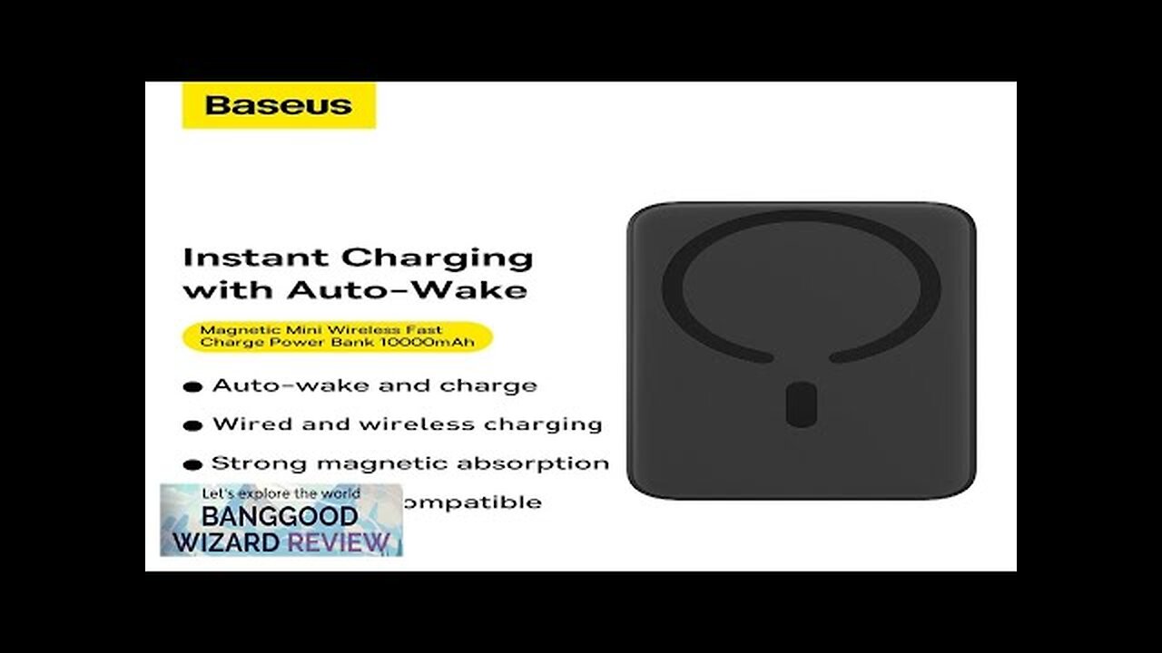 Baseus 20W 10000mAh Magnetic Mini Wireless Fast Charge Power Bank for iPhone Review