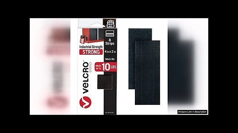 VELCRO Brand Heavy Duty Fasteners | 4x2 Inch Strips with Adhesive 8 Review