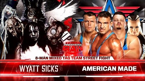 FULL MATCH_ The Wyatt Sicks vs. American Made _ Mixed Tag Team Street Fight_ Raw, Sept. 9, 2024