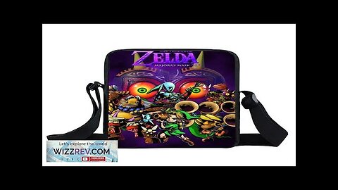 The Legend of Zelda Majora’s Mask Purple School Cross Body Bag Review