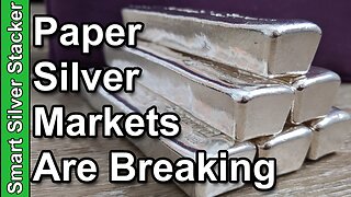 Paper Silver Markets Are Breaking (SLV Short Fees Soar To Record High)