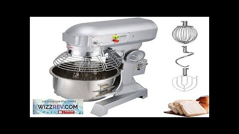 VEVOR Commercial Food Mixer 30Qt 1100W 3 Speeds Adjustable 105/180/408 RPM Heavy Review