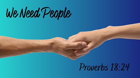 We Need People - Sunday Service - 12/14/2025