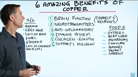 6 Huge Benefits of Copper Dr. Eric Berg DC