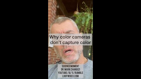 Why color cameras don’t capture color