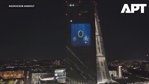 Bulgaria Joins Euro: ECB Frankfurt Illuminated in Welcome Display |