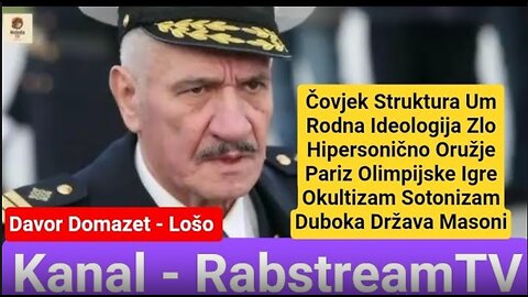 Davor Domazet-Lošo: Duboka država, mRNA, rodna ideologija i okultna masonerija