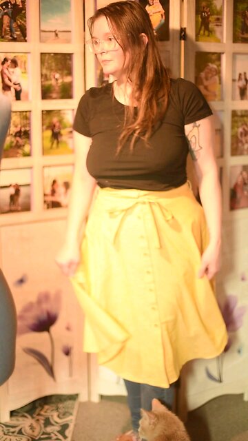 altering a dress to a skirt