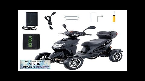 VEVOR Heavy Duty 4-Wheel Mobility Scooters for Seniors & Adults 450lbs Capacity Review