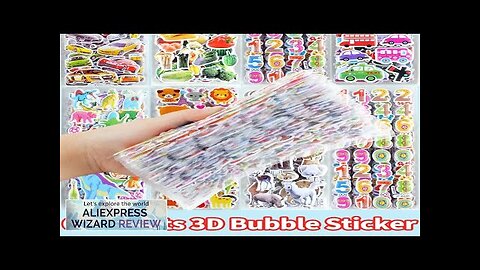 40 60 Different Sheets 3D Stickers for Kids Puffy Children Stickers Boys Review