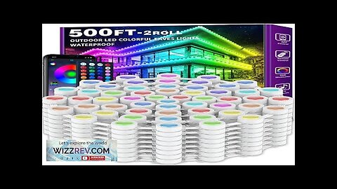 500FT Permanent Outdoor LightsRGB Eaves Lights with App Control RemoteDIY Scene Modes Review