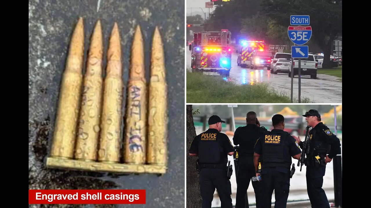 JUST IN: 'Anti-ICE' message found on ammo in Texas facility shooting