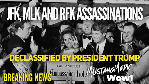 #BreakingNews Trump declassifies JFK, RFK, MLK files!