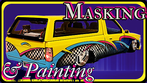 Custom Painting the Aoshima Toyota Hilux. Paint Patterns