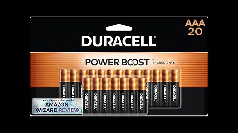 Duracell Coppertop AAA Batteries with Power Boost Ingredients 20 Count Pack Triple Review