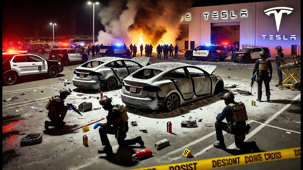 Suspect Arrested in Las Vegas Tesla Arson Attack, Five Cars Damaged