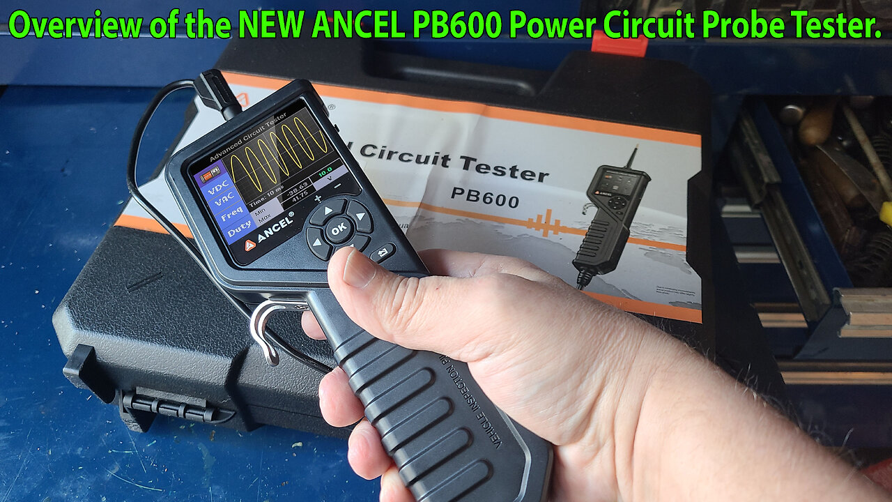 Overview of the NEW ANCEL PB600 Power Circuit Probe Tester.