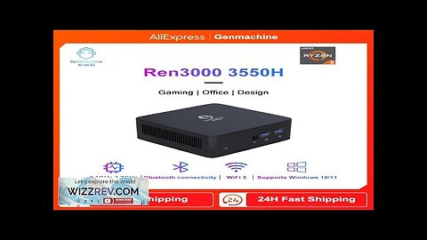 GenMachine Mini PC AMD Ryzen 5 3550H CPU Windows 10/11 Ren3000 3550H Review