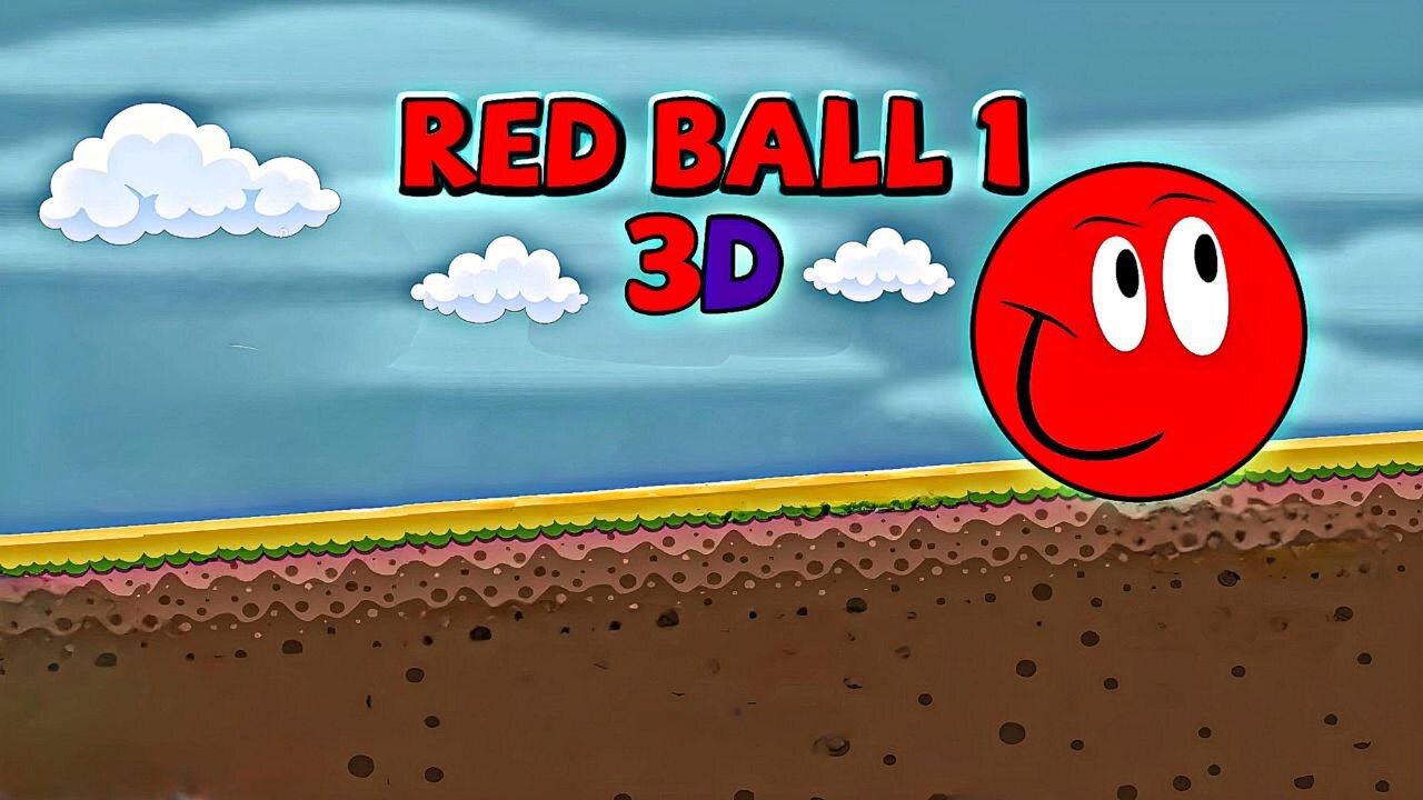 Pelota Volando en 3D - Red Ball 1 - Gameplay Español