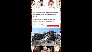 US to deploy 200 troops to Israel for Gaza task force