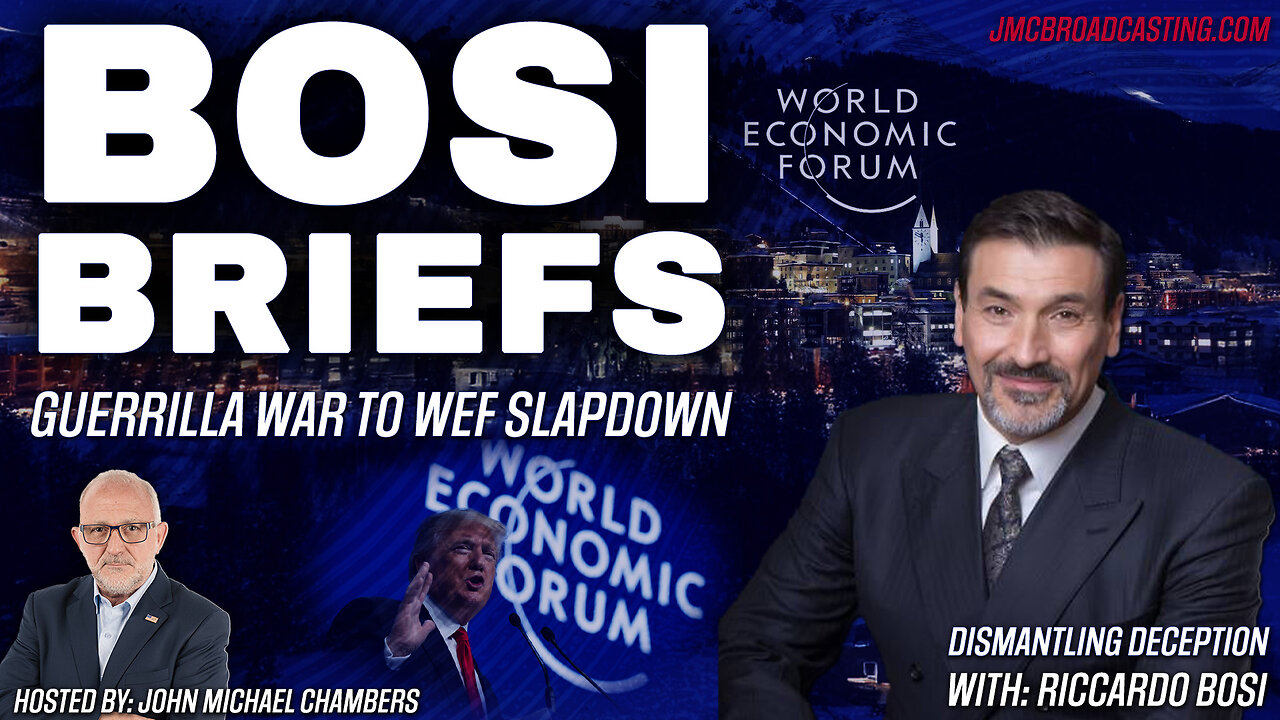 Guerrilla War to WEF Slapdown: Ricardo Bossi on Trump's 2026 Strategy