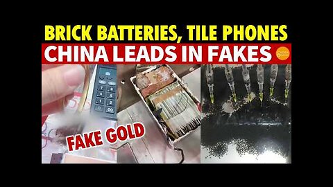 China’s Fake Kingdom: Sand-Filled Gold Bracelets, Brick Batteries, and Tile Phones Everywhere