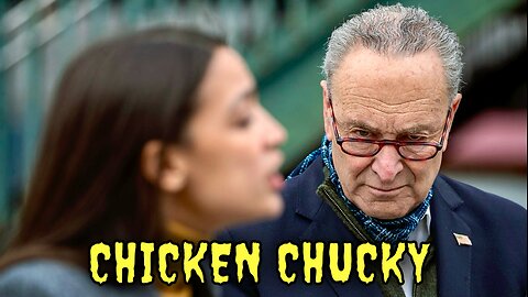 Is Chuck Schumer AFRAID of AOC? 😱 #schumershutdown