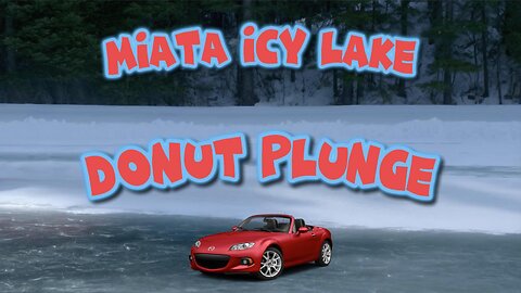 Miata Icy Lake Donut Plunge