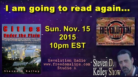 I am going to read again