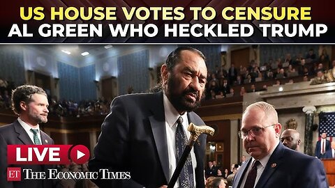 RAW: Rep. Al Green CENSURED After Disrespectful Disruption of President Trump's Address to Joint Congress (3/6/25)