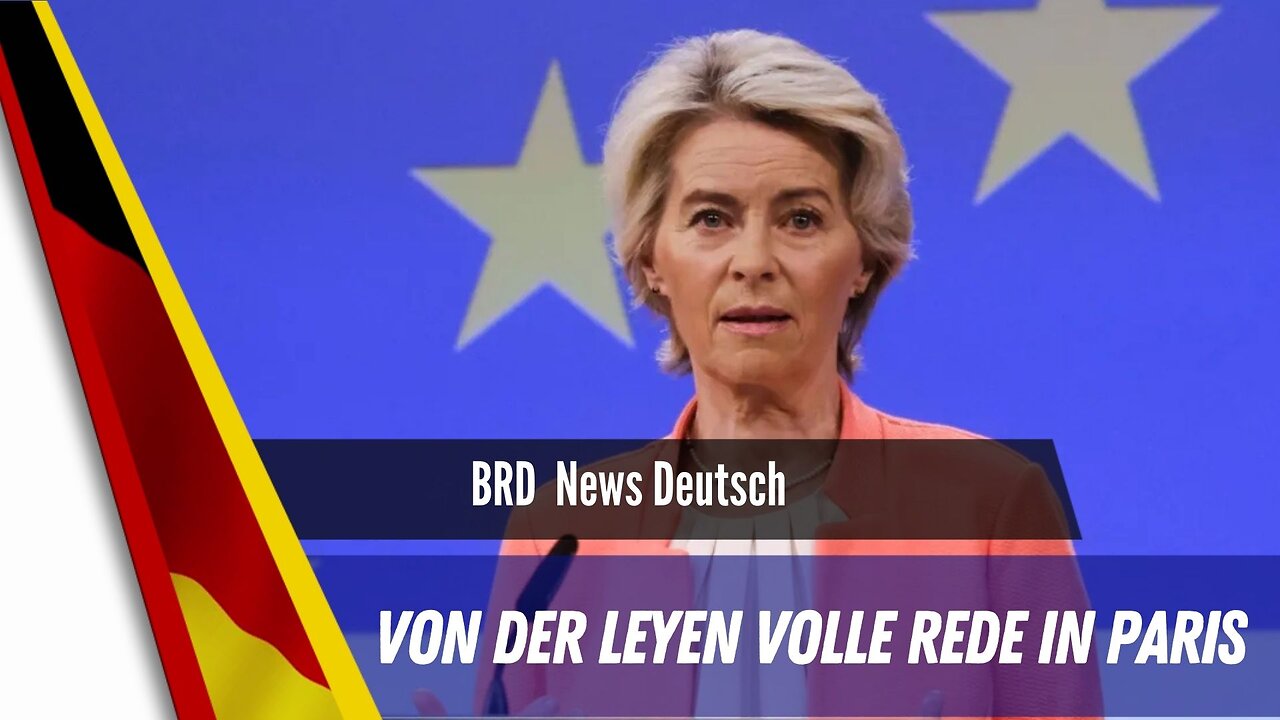 #Deutsch - AI Summit Paris - Komplette Rede von Frau von der Leyen #Deutsch