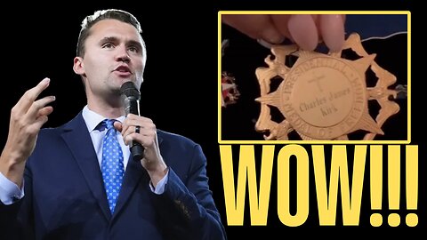 INCREDIBLE FIRST: Christian Cross Engraved on Charlie Kirk’s Medal of Freedom!