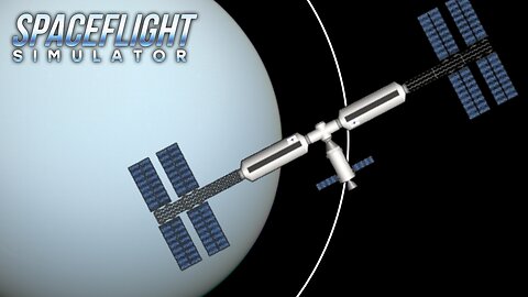 Multiplayer Space Flight Simulator | Constructing a Space Station on Uranus!