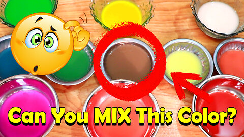 Unseen 5 Color Mixing! 99% People Can't Guess the Last Color Name