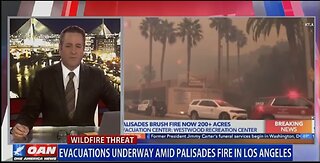 EVACUATIONS UNDERWAY IN PALISADES FIRE