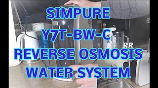 SimPure Y7T-BW-C Countertop Reverse Osmosis Water Filtration System