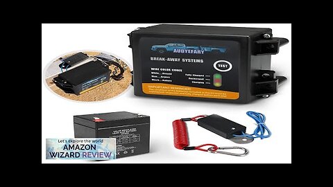 Trailer Brakes Breakaway Kit with Charger Side Load Break-Away Controller System Review