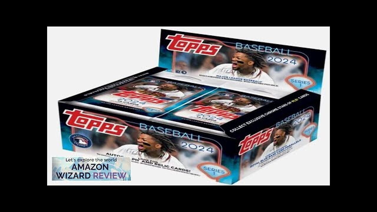 2024 Topps Series 1 Baseball Factory Sealed Retail Display Box 20 Packs Review