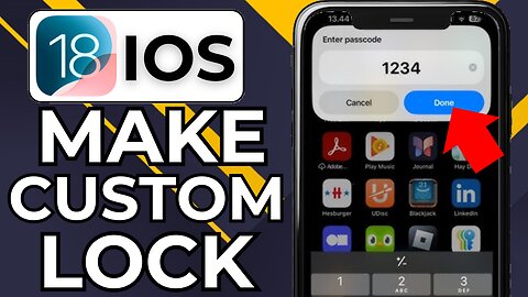 HOW TO LOCK APPS WITH CUSTOM PASSWORD ON IPHONE IOS 18