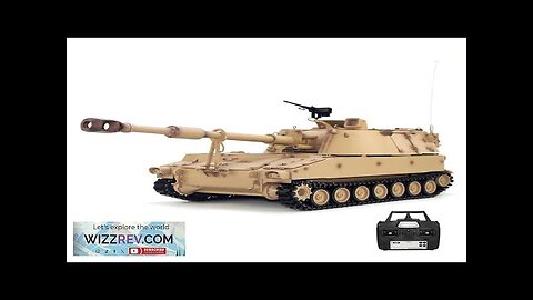 Tongde Model M2109 M109A2 1/16 2.4G RC Tank Loud Speaker Battle Shooting Review