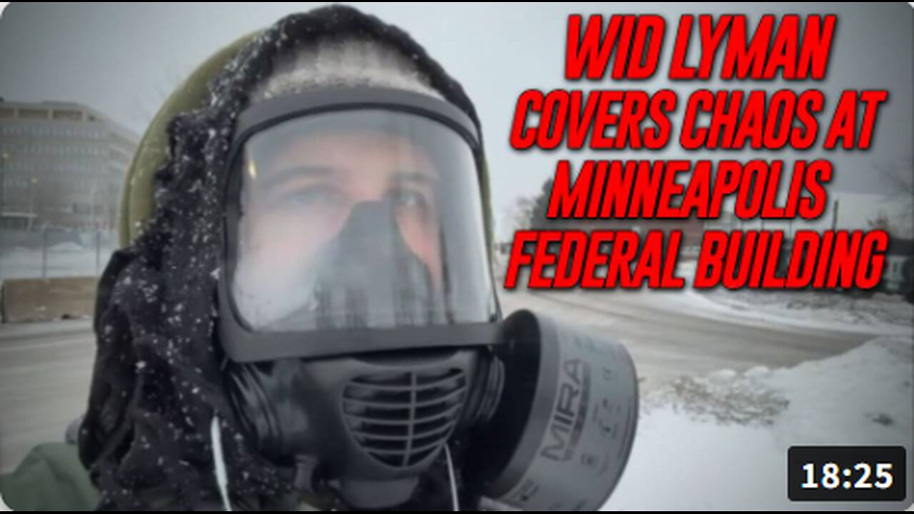EXCLUSIVE: White House Correspondent Wid Lyman Covers The Chaos Outside Of The Minneapolis Federal Building Live As Winter Conditions Intensify Ahead Of Another Night Of Anticipated Unrest