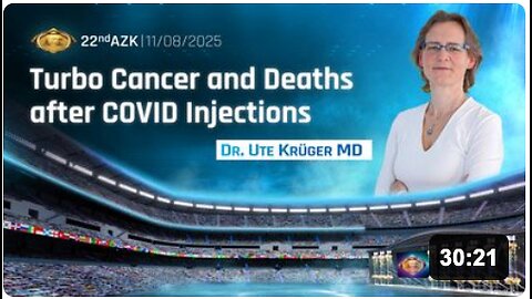 Turbo Cancer and Death after COVID Injections - Dr. Ute Krueger (MD)