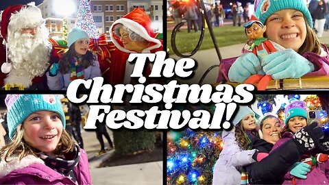 The College-Town Christmas FESTIVAL!! // Our New Favorite Tradition