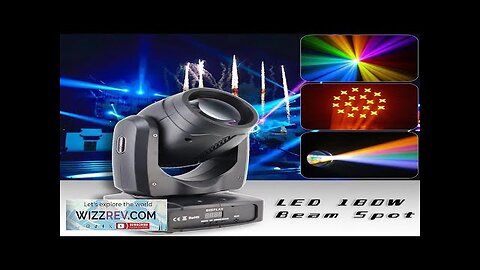 YUER LED 180W Beam Spot Moving Head Rainbow Effect Sharpy Party Wedding Review