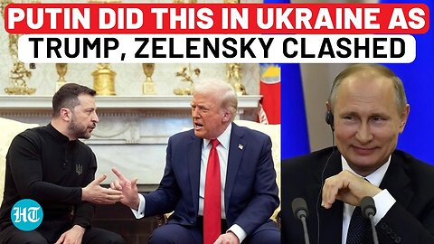 As Zelensky Fought With Trump In White House, Putin Launched Massive Drone Attack On Ukraine