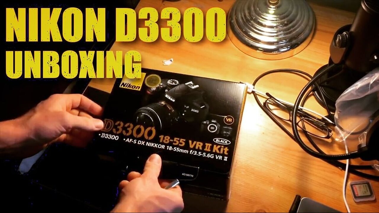 Nikon D3300 Unboxing and Basic Setup (2017)